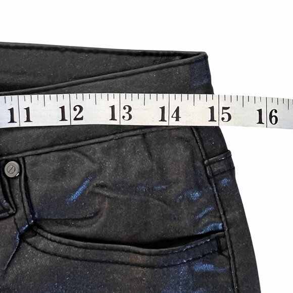 Rebecca Minkoff Womens Size 10 Black Metallic High-Waist Skinny Pants NWOT's - Picture 10 of 14